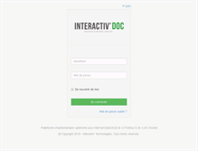 Tablet Screenshot of it1.interactiv-doc.fr